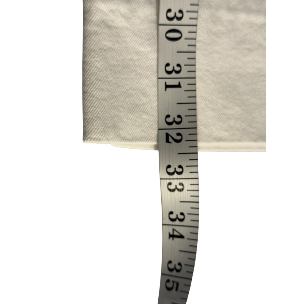 J.Crew Womens White Wide Leg Trouser Jeans High Rise Stretch BM338 Size 6 28 - Picture 7 of 7
